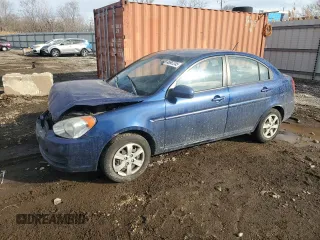 2010 Hyundai Accent GLS with VIN KMHCN4AC7AU453990, listed as a Copart auction lot 46667245 with 69,202 mi miles and Salvage Title. Bid and sale history available at carsss.com. Image 1.