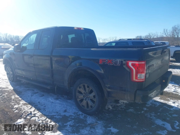 2017 Ford F-150 XL with VIN 1FTFX1EF1HFA23112, listed as a IAAI auction lot 41395236 with 96,848 mi miles. Bid and sale history available at carsss.com. Image 3.