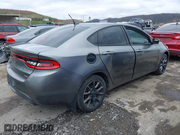 2013 Dodge Dart Rallye with VIN 1C3CDFBH5DD700784, listed as a IAAI auction lot 41929031 with 168,736 mi miles. Bid and sale history available at carsss.com. Image 4.