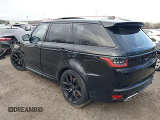 2021 Land Rover Range Rover Sport SVR with VIN SALWZ2RE2MA762507, listed as a IAAI auction lot 41597473 with 67,851 mi miles and . Bid and sale history available at DreamBid. Image 3.