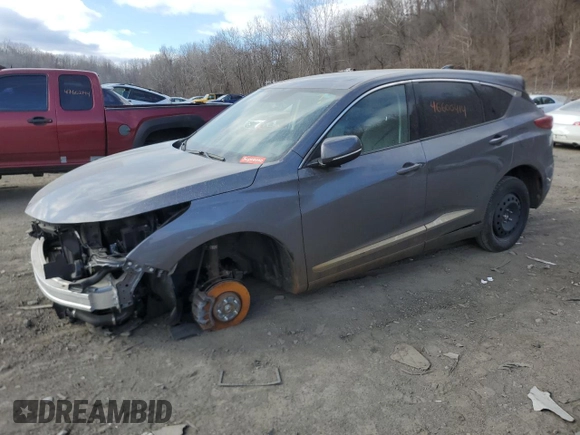 2021 Acura RDX w/Technology Package with VIN 5J8TC2H57ML038587, listed as a Copart auction lot 46600414 with 0 mi miles and Salvage Title. Bid and sale history available at carsss.com. Image 1.