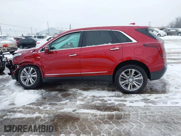 2023 Cadillac XT5 AWD Premium Luxury with VIN 1GYKNDRS6PZ111495, listed as a IAAI auction lot 41185409 with 15,555 mi miles and . Bid and sale history available at DreamBid. Image 14.