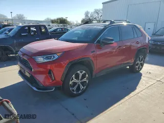 2021 Toyota RAV4 Prime XSE with VIN JTMEB3FV3MD029544, listed as a Copart auction lot 88297455 with 86,631 mi miles and Salvage Title. Bid and sale history available at carsss.com. Image 1.