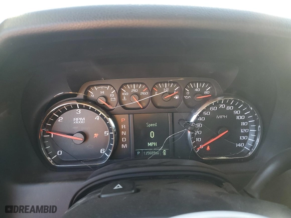 2016 Chevrolet Tahoe Commercial with VIN 1GNSKFEC2GR266027, listed as a Copart auction lot 84628234 with 135,689 mi miles and Salvage Title. Bid and sale history available at carsss.com. Image 9.