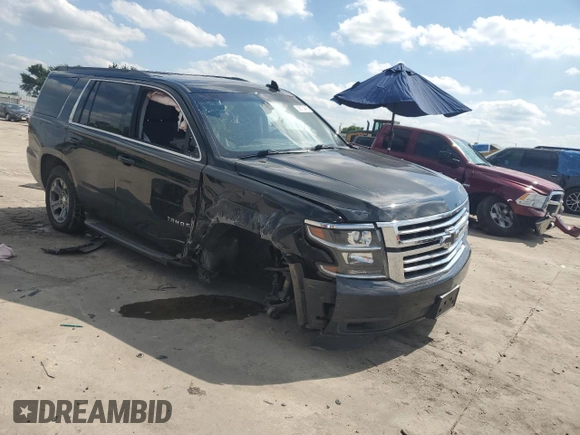 2018 Chevrolet Tahoe LS with VIN 1GNSCAKC7JR232581, listed as a Copart auction lot 56174415 with Not provided miles and Salvage title. Bid and sale history available at DreamBid. Image 4.