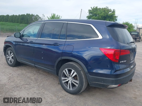 2016 Honda Pilot EX-L with VIN 5FNYF6H56GB073535, listed as a IAAI auction lot 42278814 with 111,156 mi miles and . Bid and sale history available at DreamBid. Image 3.