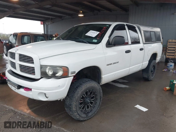 2003 Dodge 2500 ST with VIN 3D3KU28D03G823115, listed as a IAAI auction lot 41955872 with Not Provided miles. Bid and sale history available at carsss.com. Image 16.