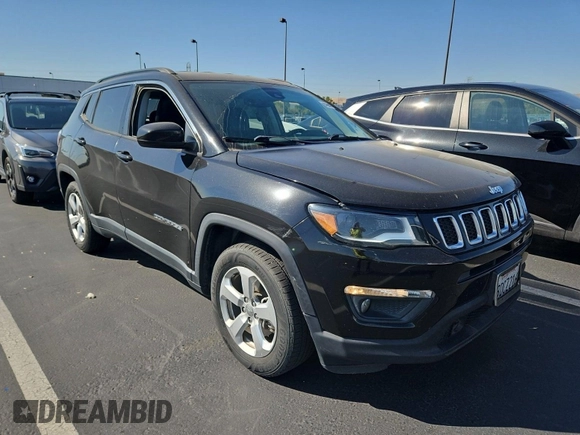 2018 Jeep Compass Latitude with VIN 3C4NJCBB3JT267351, listed as a IAAI auction lot 42715580 with 153,508 mi miles and . Bid and sale history available at DreamBid. Image 17.