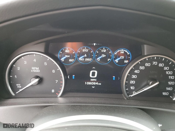 2016 Cadillac CT6 RWD with VIN 1G6KA5RX9GU166820, listed as a Copart auction lot 66953154 with 106,054 mi miles and Salvage Title. Bid and sale history available at carsss.com. Image 9.