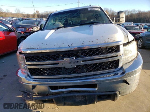 2012 Chevrolet Silverado 3500HD Work Truck with VIN 1GC4KZC81CF120568, listed as a Copart auction lot 83803474 with 206,252 mi miles and Salvage Title. Bid and sale history available at carsss.com. Image 5.