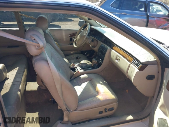 2000 Cadillac Eldorado ESC with VIN 1G6EL12Y0YB702778, listed as a IAAI auction lot 41988107 with 203,526 mi miles. Bid and sale history available at carsss.com. Image 5.