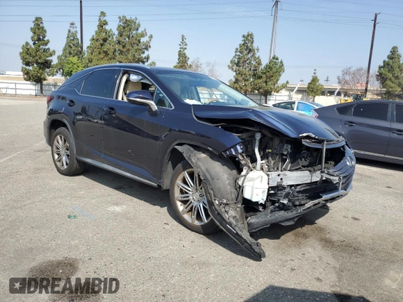 2016 Lexus RX 350 with VIN 2T2ZZMCA5GC001066, listed as a Copart auction lot 60964615 with 41,281 mi miles and Salvage title. Bid and sale history available at DreamBid. Image 4.