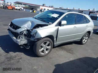 2005 Lexus RX 330 with VIN JTJGA31U350053732, listed as a IAAI auction lot 42014819 with 153,650 mi miles. Bid and sale history available at carsss.com. Image 2.