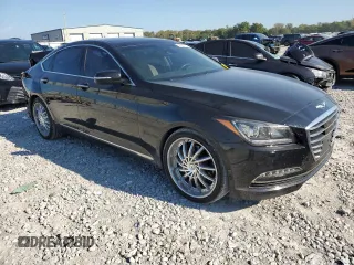 2017 Genesis G80 3.8L with VIN KMHGN4JE0HU176175, listed as a Copart auction lot 72131724 with 145,956 mi miles and Salvage Title. Bid and sale history available at carsss.com. Image 4.