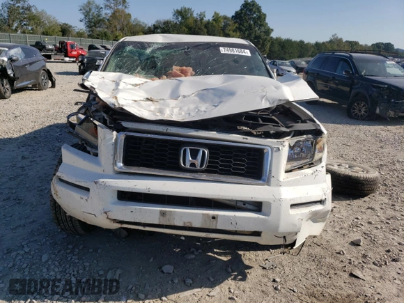 2006 Honda Ridgeline RTL with VIN 2HJYK165X6H546911, listed as a Copart auction lot 74981684 with 223,338 mi miles and Salvage Title. Bid and sale history available at carsss.com. Image 5.
