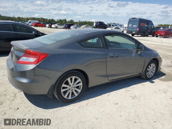2012 Honda Civic Cpe EX-L with VIN 2HGFG3B15CH518961, listed as a Copart auction lot 47932635 with Not Provided miles and Salvage Title. Bid and sale history available at carsss.com. Image 3.