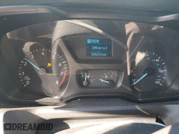 2019 Ford Transit Passenger XL with VIN 1FBAX2CM6KKA28228, listed as a Copart auction lot 86782144 with 36,224 mi miles and Salvage Title. Bid and sale history available at carsss.com. Image 9.