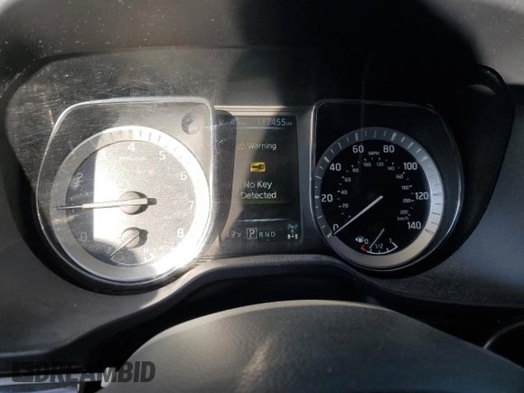 2017 Nissan Titan S with VIN 1N6AA1EJ1HN542129, listed as a Copart auction lot 80027693 with 117,455 mi miles and Salvage Title. Bid and sale history available at carsss.com. Image 9.