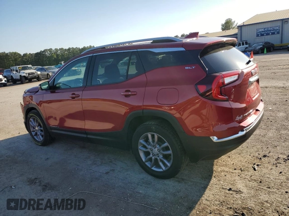 2024 GMC Terrain SLT z VIN 3GKALVEG9RL382709, wystawiony jako Copart lot #52175395 z przebiegiem 7 535 mil mil oraz Szkoda całkowita • Salvage title. Historia ofert i sprzedaży dostępna na DreamBid. Obrazek 2.