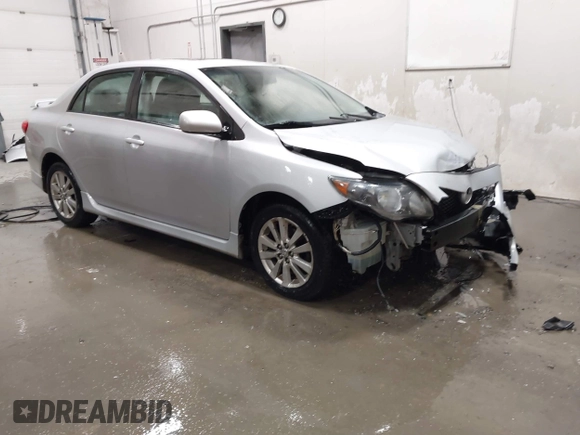 2010 Toyota Corolla with VIN 2T1BU4EE9AC446521, listed as a IAAI auction lot 41986456 with 1 mi miles. Bid and sale history available at carsss.com. Image 1.