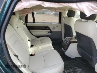 2021 Land Rover Range Rover z VIN SALGS5SE9MA422369, wystawiony jako Copart lot #43907744 z przebiegiem Nie podano mil oraz Czysty tytuł • Clean title. Historia ofert i sprzedaży dostępna na DreamBid. Obrazek 10.
