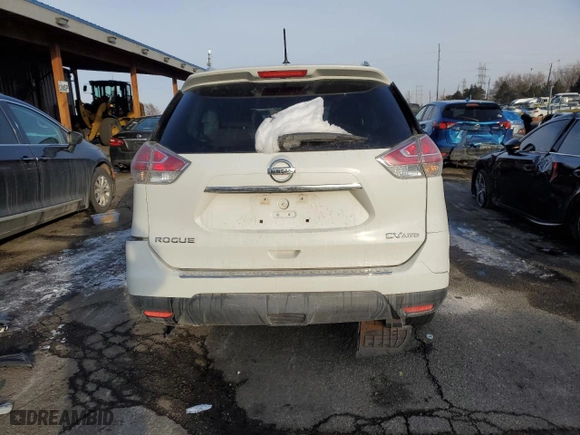 2015 Nissan Rogue SV with VIN 5N1AT2MV0FC813872, listed as a Copart auction lot 44819265 with 157,867 mi miles and Clean Title. Bid and sale history available at carsss.com. Image 6.