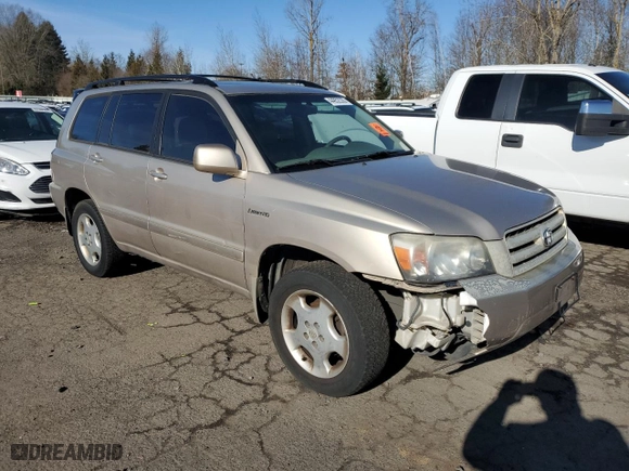 2006 Toyota Highlander w/3rd Row with VIN JTEEP21A160155472, listed as a Copart auction lot 44852335 with 0 mi miles and Clean Title. Bid and sale history available at carsss.com. Image 4.
