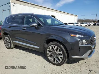 2023 Hyundai Santa Fe Calligraphy with VIN 5NMS5DAL2PH640568, listed as a Copart auction lot 45269215 with 19,962 mi miles and Salvage Title. Bid and sale history available at carsss.com. Image 4.