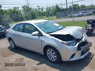 2016 Toyota Corolla L z VIN 5YFBURHE9GP414816, wystawiony jako IAAI lot #42424221 z przebiegiem 87 270 mil mil oraz . Historia ofert i sprzedaży dostępna na DreamBid. Obrazek 1.