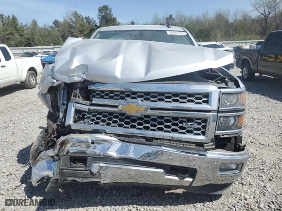 2015 Chevrolet Silverado 1500 LTZ with VIN 3GCUKSEC3FG202426, listed as a Copart auction lot 50644095 with 0 mi miles and Salvage Title. Bid and sale history available at carsss.com. Image 5.
