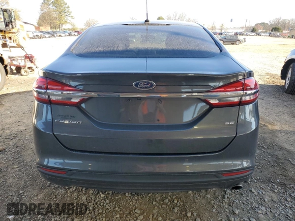 2018 Ford Fusion SE with VIN 3FA6P0H76JR192572, listed as a Copart auction lot 50030255 with 141,689 mi miles and Salvage Title. Bid and sale history available at DreamBid. Image 6.