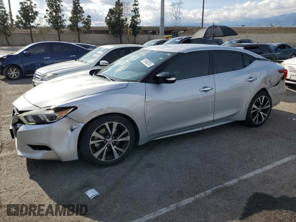 2018 Nissan Maxima S with VIN 1N4AA6AP4JC377341, listed as a Copart auction lot 51349225 with 104,236 mi miles and Salvage Title. Bid and sale history available at DreamBid. Image 1.