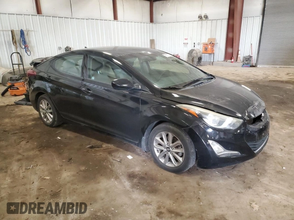 2016 Hyundai Elantra SE with VIN 5NPDH4AE5GH656655, listed as a Copart auction lot 76617374 with 98,959 mi miles and Salvage Title. Bid and sale history available at DreamBid. Image 4.