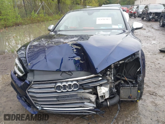 2018 Audi S5 Premium Plus z VIN WAUP4AF55JA074714, wystawiony jako IAAI lot #42198303 z przebiegiem 43 795 mil mil oraz . Historia ofert i sprzedaży dostępna na DreamBid. Obrazek 12.