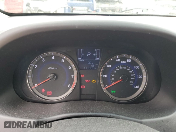 2015 Hyundai Accent GS with VIN KMHCT5AE9FU213313, listed as a Copart auction lot 69554043 with 145,364 mi miles and . Bid and sale history available at DreamBid. Image 9.