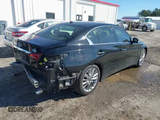 2019 Infiniti Q50 3.0t LUXE with VIN JN1EV7AP8KM541551, listed as a IAAI auction lot 41534608 with 66,273 mi miles. Bid and sale history available at carsss.com. Image 4.