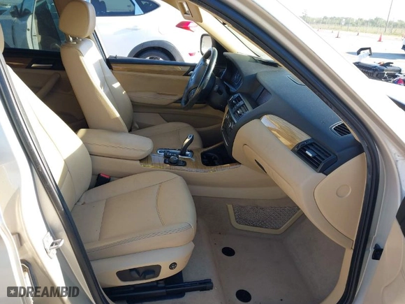 2013 BMW X3 xDrive28i with VIN 5UXWX9C59D0D08955, listed as a IAAI auction lot 41963953 with 120,420 mi miles. Bid and sale history available at carsss.com. Image 5.