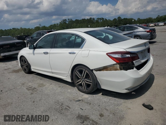 2016 Honda Accord Sport с VIN 1HGCR2F55GA024074, выставлен на аукционе Copart как лот 57413775 с пробегом 203 264 миль миль и Списание • Salvage title. История ставок и продаж доступна на DreamBid. Изображение 2.