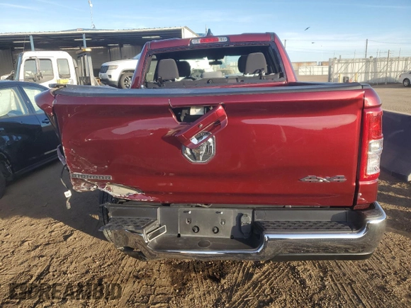 2022 Ram 1500 Big Horn with VIN 1C6RRFFG4NN412279, listed as a Copart auction lot 86359364 with 15,539 mi miles and Salvage Title. Bid and sale history available at carsss.com. Image 6.