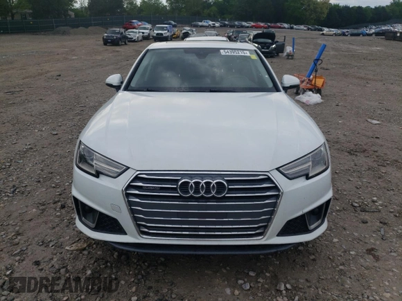 2019 Audi A4 Premium with VIN WAUDNAF42KA037712, listed as a Copart auction lot 54395215 with 65,475 mi miles and Clean Title. Bid and sale history available at DreamBid. Image 5.