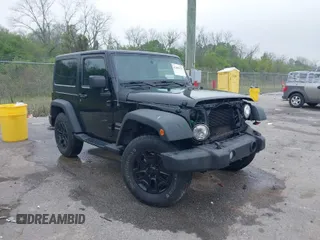 2014 Jeep Wrangler Sport with VIN 1C4AJWAG6EL208762, listed as a IAAI auction lot 41889633 with Not Provided miles and . Bid and sale history available at carsss.com. Image 1.