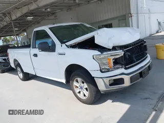 2018 Ford F-150 XL with VIN 1FTMF1CP7JKE12307, listed as a IAAI auction lot 42722428 with 228,606 mi miles and . Bid and sale history available at DreamBid. Image 13.
