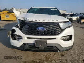 2022 Ford Explorer ST-Line with VIN 1FMSK8KH4NGB21791, listed as a Copart auction lot 88979105 with 48,951 mi miles and Salvage Title. Bid and sale history available at carsss.com. Image 5.