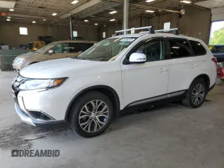 2018 Mitsubishi Outlander ES z VIN JA4AZ3A32JZ046294, wystawiony jako Copart lot #61454245 z przebiegiem 74 915 mil mil oraz Szkoda całkowita • Salvage title. Historia ofert i sprzedaży dostępna na DreamBid. Obrazek 1.