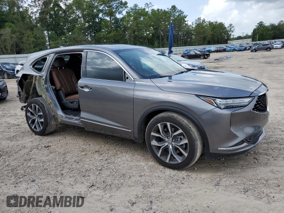 2024 Acura MDX Technology with VIN 5J8YD9H43RL005516, listed as a Copart auction lot 58522115 with 7,065 mi miles and Salvage title. Bid and sale history available at DreamBid. Image 4.