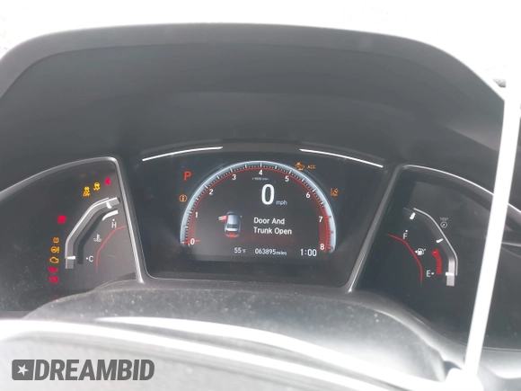 2019 Honda Civic Sport with VIN 2HGFC2F85KH512587, listed as a IAAI auction lot 41708347 with 63,895 mi miles and . Bid and sale history available at DreamBid. Image 7.