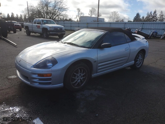 2001 Mitsubishi Eclipse GT with VIN 4A3AE85H01E040731, listed as a Copart auction lot 49001915 with 97,893 mi miles and Salvage Title. Bid and sale history available at carsss.com. Image 1.