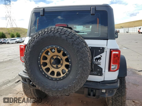2022 Ford Bronco with VIN 1FMDE5CP2NLB89339, listed as a Copart auction lot 71965134 with 31,409 mi miles and Salvage Title. Bid and sale history available at DreamBid. Image 6.