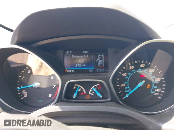 2015 Ford Escape Titanium with VIN 1FMCU9J96FUC01790, listed as a IAAI auction lot 42844336 with 133,005 mi miles and . Bid and sale history available at DreamBid. Image 7.
