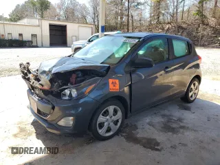 2020 Chevrolet Spark LS with VIN KL8CB6SA4LC412000, listed as a Copart auction lot 48243225 with 116,557 mi miles and Salvage Title. Bid and sale history available at carsss.com. Image 1.